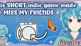 this SHORT indie game made me MISS MY FRIENDS | Rainy Plays Lonely Game Livestream