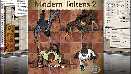 Fantasy Grounds - Modern Tokens 2 (Token Pack) DLC