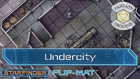 Fantasy Grounds - Starfinder RPG - Flipmat - Undercity DLC