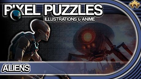 Pixel Puzzles Illustrations & Anime - Jigsaw Pack: Aliens DLC