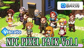 RPG Developer Bakin Vibrato NPC PIXEL PACK Vol.1