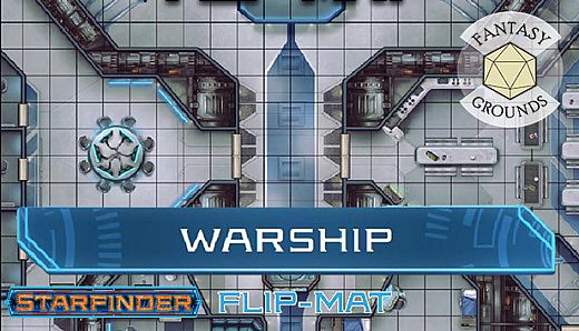 Fantasy Grounds - Starfinder RPG - Flipmat - Warship