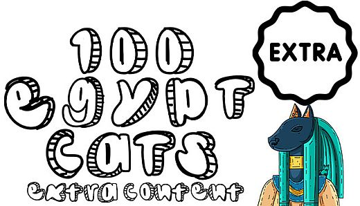 100 Egypt Cats - Artbook