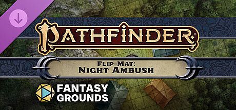 Fantasy Grounds - Pathfinder RPG - Flip-Mat: Night Ambush