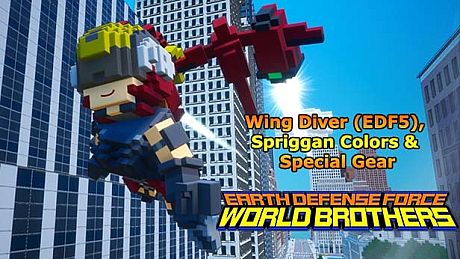 EARTH DEFENSE FORCE: WORLD BROTHERS - Wing Diver (EDF5), Spriggan Colors & Special Gear DLC