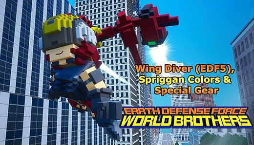 EARTH DEFENSE FORCE: WORLD BROTHERS - Wing Diver (EDF5), Spriggan Colors & Special Gear