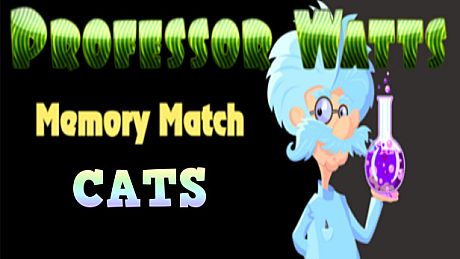Professor Watts Memory Match: Cats Game