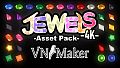 Visual Novel Maker - Jewels Asset Pack 4K