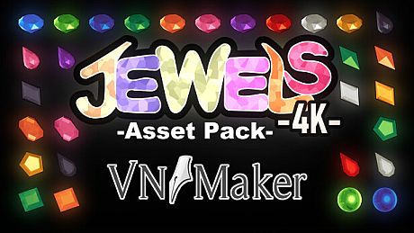 Visual Novel Maker - Jewels Asset Pack 4K DLC