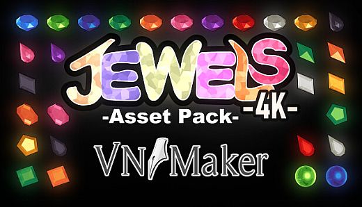 Visual Novel Maker - Jewels Asset Pack 4K