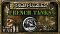 Pixel Puzzles WW2 Jigsaw - Pack: French Tanks