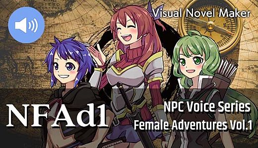 Visual Novel Maker - NPC Female Adventurers Vol.1