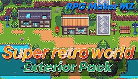 RPG Maker MZ - Super Retro World - Exterior Pack