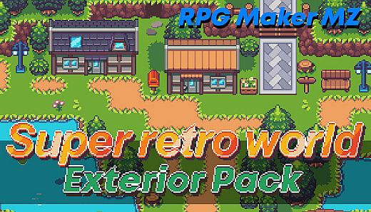 RPG Maker MZ - Super Retro World - Exterior Pack