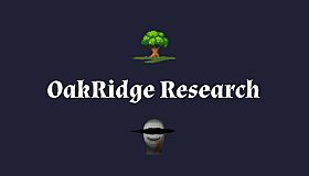 OakRidge Research