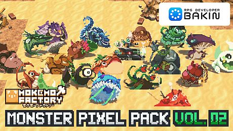 RPG Developer Bakin Mokemo Factory MONSTER PIXEL PACK Vol.2 DLC