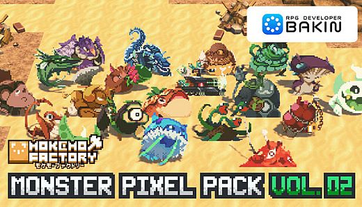 RPG Developer Bakin Mokemo Factory MONSTER PIXEL PACK Vol.2