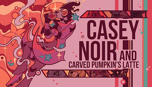 Casey Noir and Carved Pumpkin's Latte