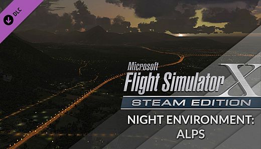 FSX Steam Edition: Night Environment: Alps Add-On