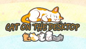 Cat On The Desktop
