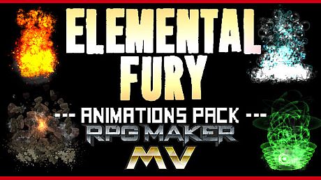 RPG Maker MV - Elemental Fury Animations Pack DLC