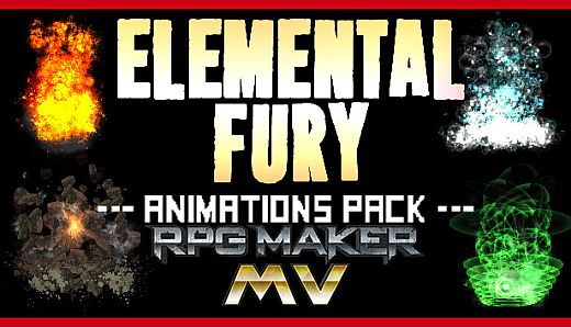 RPG Maker MV - Elemental Fury Animations Pack