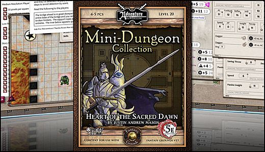 Fantasy Grounds - Mini-Dungeon #029: Heart of the Sacred Dawn (5E)