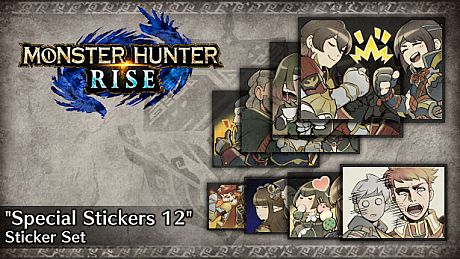 Monster Hunter Rise - "Special Stickers 12" sticker set DLC