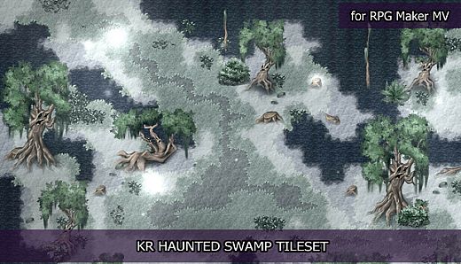 RPG Maker MV - KR Haunted Swamp Tileset