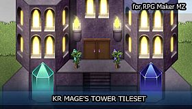 RPG Maker MZ - KR Mage's Tower Tileset
