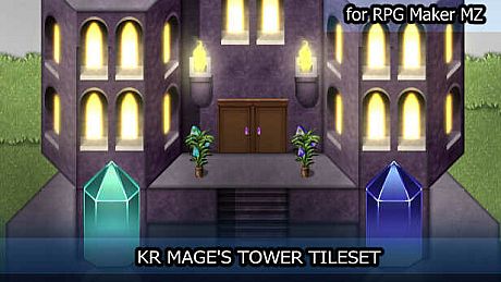 RPG Maker MZ - KR Mage’s Tower Tileset DLC