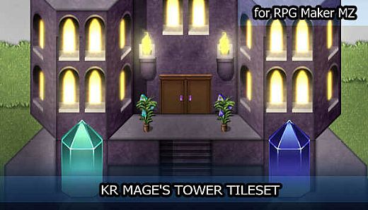 RPG Maker MZ - KR Mage’s Tower Tileset