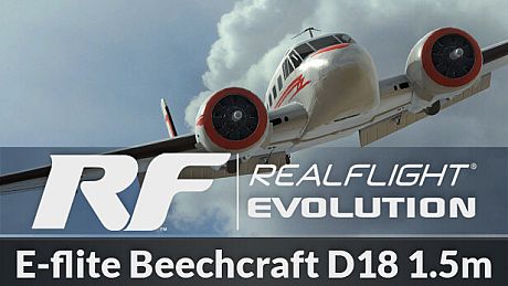 RealFlight Evolution - E-flite Beechcraft D18 1.5m DLC
