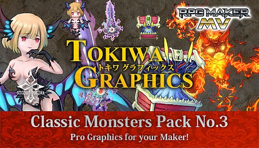 RPG Maker MV - TOKIWA GRAPHICS Classic Monsters Pack No.3