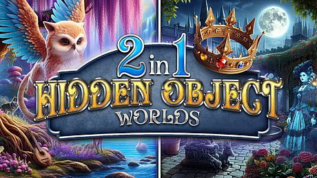 2 in 1 Hidden Object Worlds Game