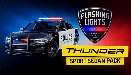Flashing Lights: Thunder Sport Sedan Pack (Police, Fire, EMS)