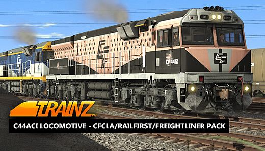 Trainz Plus DLC - CFCLA, RailFirst, Freightliner GE C44aci Pack