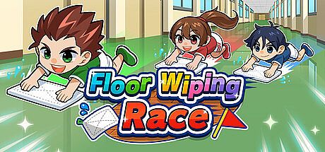 Floor Wiping Race Game