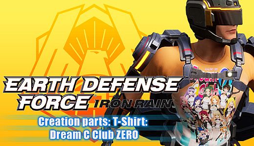 EARTH DEFENSE FORCE: IRON RAIN - Creation parts: T-Shirt:  Dream C Club ZERO