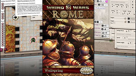 Fantasy Grounds - Weird Wars Rome: Wellspring (Savage Worlds) DLC
