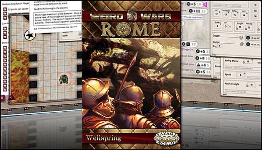 Fantasy Grounds - Weird Wars Rome: Wellspring (Savage Worlds)