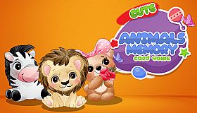 Cute Animals Memory Card Game