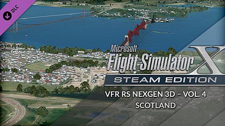 FSX Steam Edition: VFR Real Scenery NexGen 3D - Vol. 4: Scotland Add-On DLC