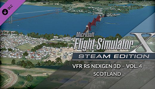 FSX Steam Edition: VFR Real Scenery NexGen 3D - Vol. 4: Scotland Add-On