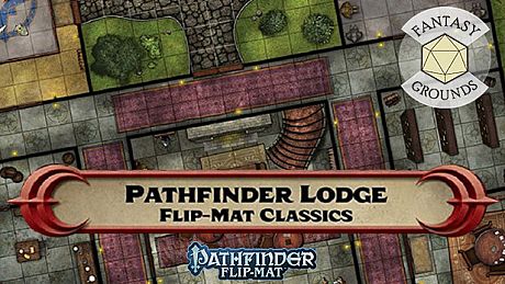 Fantasy Grounds - Pathfinder RPG - GameMastery Flip-Mat - Classic Pathfinder Lodge DLC