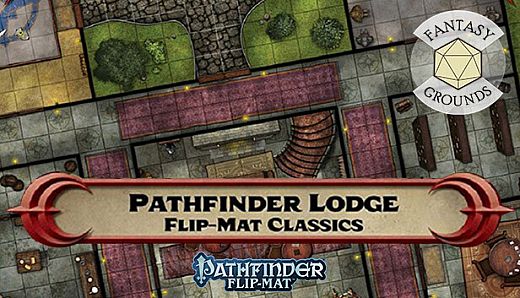 Fantasy Grounds - Pathfinder RPG - GameMastery Flip-Mat - Classic Pathfinder Lodge