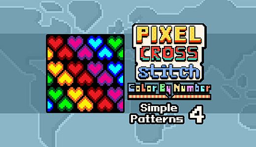 Pixel Cross Stitch - Simple Patterns Pack 4
