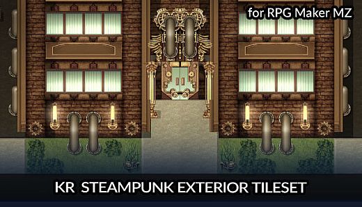 RPG Maker MZ - KR Steampunk Exterior Tileset