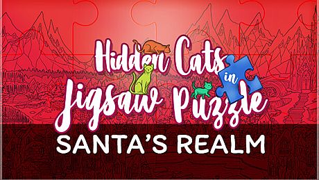 Hidden Cats in Jigsaw Puzzle - Santa's Realm DLC