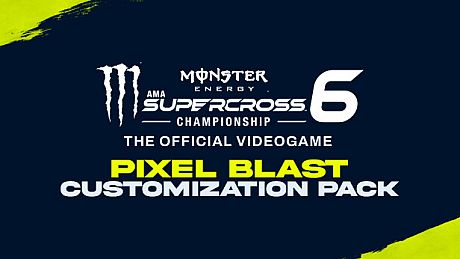 Monster Energy Supercross 6 - Customization Pack Pixel Blast DLC